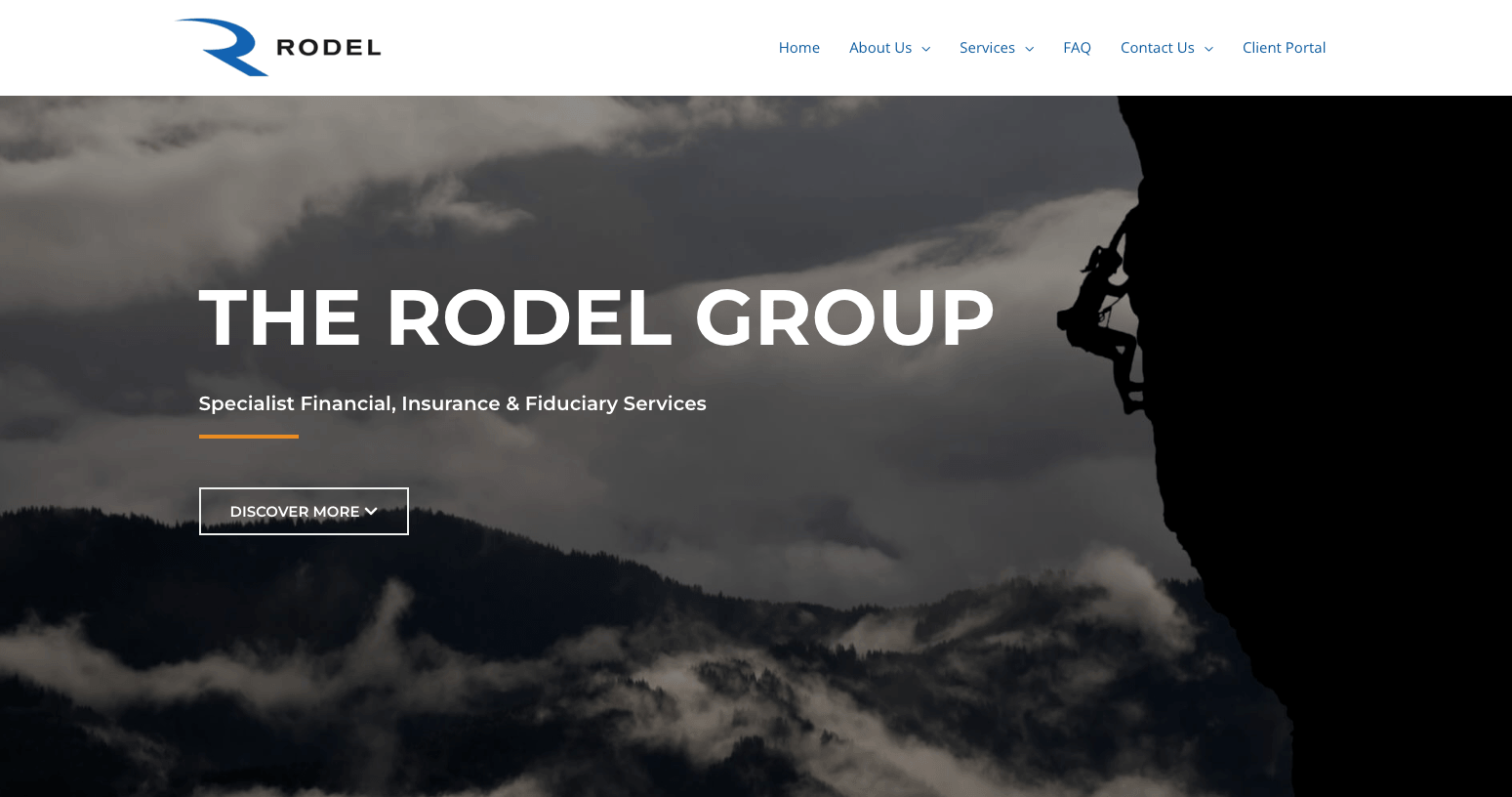 Rodel Finance website homepage