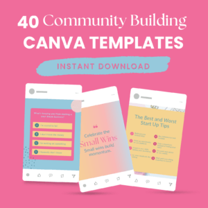 Product Image 1 - 40 community building templates